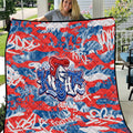 Newcastle Knights Rugby Quilt Graffiti Typography Urban Camo Abstract Street Style