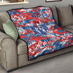 Newcastle Knights Rugby Quilt Graffiti Typography Urban Camo Abstract Street Style