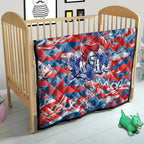 Newcastle Knights Rugby Quilt Graffiti Typography Urban Camo Abstract Street Style