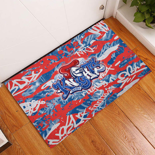 Newcastle Knights Rugby Rubber Doormat Graffiti Typography Urban Camo Abstract Street Style
