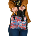 Newcastle Knights Rugby Shoulder Handbag Graffiti Typography Urban Camo Abstract Street Style