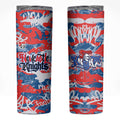 Newcastle Knights Rugby Skinny Tumbler Graffiti Typography Urban Camo Abstract Street Style