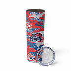 Newcastle Knights Rugby Skinny Tumbler Graffiti Typography Urban Camo Abstract Street Style