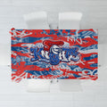 Newcastle Knights Rugby Tablecloth Graffiti Typography Urban Camo Abstract Street Style