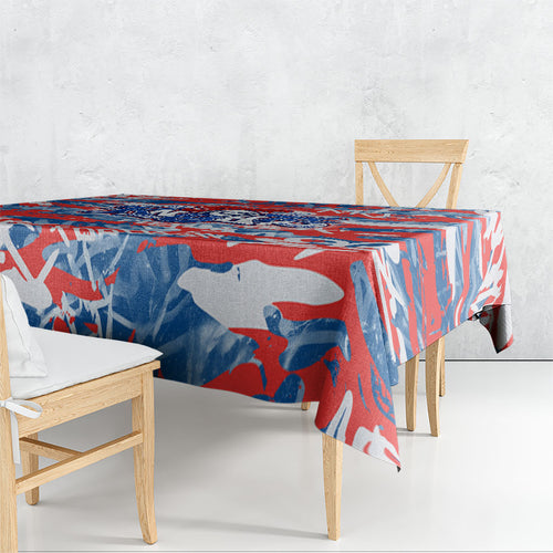 Newcastle Knights Rugby Tablecloth Graffiti Typography Urban Camo Abstract Street Style