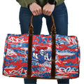 Newcastle Knights Rugby Travel Bag Graffiti Typography Urban Camo Abstract Street Style