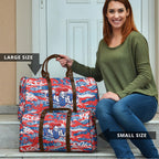 Newcastle Knights Rugby Travel Bag Graffiti Typography Urban Camo Abstract Street Style