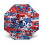 Newcastle Knights Rugby Umbrella Graffiti Typography Urban Camo Abstract Street Style
