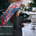 Newcastle Knights Rugby Umbrella Graffiti Typography Urban Camo Abstract Street Style