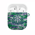 New Zealand Warriors Rugby AirPods Case Graffiti Typography Urban Camo Abstract Street Style