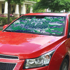 New Zealand Warriors Rugby Auto Sun Shade Graffiti Typography Urban Camo Abstract Street Style