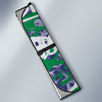 New Zealand Warriors Rugby Auto Sun Shade Graffiti Typography Urban Camo Abstract Street Style