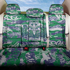 New Zealand Warriors Rugby Back Car Seat Cover Graffiti Typography Urban Camo Abstract Street Style