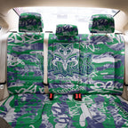 New Zealand Warriors Rugby Back Car Seat Cover Graffiti Typography Urban Camo Abstract Street Style
