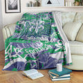 New Zealand Warriors Rugby Blanket Graffiti Typography Urban Camo Abstract Street Style