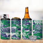 New Zealand Warriors Rugby 4 in 1 Can Cooler Tumbler Graffiti Typography Urban Camo Abstract Street Style