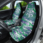 New Zealand Warriors Rugby Car Seat Cover Graffiti Typography Urban Camo Abstract Street Style