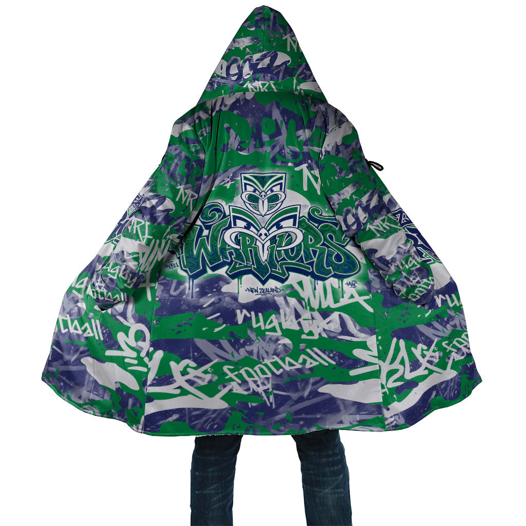 New Zealand Warriors Rugby Cloak Graffiti Typography Urban Camo Abstract Street Style