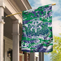 New Zealand Warriors Rugby Garden Flag Graffiti Typography Urban Camo Abstract Street Style