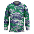 New Zealand Warriors Rugby Hockey Jersey Graffiti Typography Urban Camo Abstract Street Style