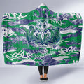 New Zealand Warriors Rugby Hooded Blanket Graffiti Typography Urban Camo Abstract Street Style