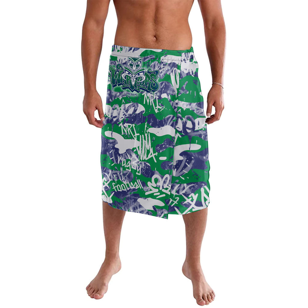 New Zealand Warriors Rugby Lavalava Graffiti Typography Urban Camo Abstract Street Style