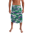 New Zealand Warriors Rugby Lavalava Graffiti Typography Urban Camo Abstract Street Style