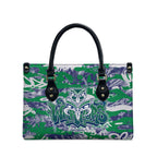 New Zealand Warriors Rugby Leather Bag Graffiti Typography Urban Camo Abstract Street Style