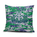 New Zealand Warriors Rugby Pillow Cover Graffiti Typography Urban Camo Abstract Street Style