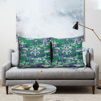 New Zealand Warriors Rugby Pillow Cover Graffiti Typography Urban Camo Abstract Street Style