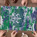 New Zealand Warriors Rugby Puzzle Graffiti Typography Urban Camo Abstract Street Style