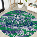 New Zealand Warriors Rugby Round Carpet Graffiti Typography Urban Camo Abstract Street Style