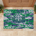 New Zealand Warriors Rugby Rubber Doormat Graffiti Typography Urban Camo Abstract Street Style