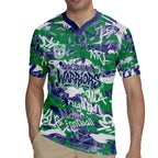 New Zealand Warriors Rugby Rugby Jersey Graffiti Typography Urban Camo Abstract Street Style