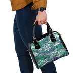 New Zealand Warriors Rugby Shoulder Handbag Graffiti Typography Urban Camo Abstract Street Style