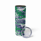 New Zealand Warriors Rugby Skinny Tumbler Graffiti Typography Urban Camo Abstract Street Style