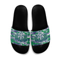 New Zealand Warriors Rugby Slide Sandals Graffiti Typography Urban Camo Abstract Street Style