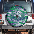 New Zealand Warriors Rugby Spare Tire Cover Graffiti Typography Urban Camo Abstract Street Style