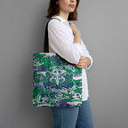 New Zealand Warriors Rugby Tote Bag Graffiti Typography Urban Camo Abstract Street Style