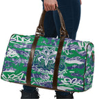 New Zealand Warriors Rugby Travel Bag Graffiti Typography Urban Camo Abstract Street Style