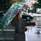 New Zealand Warriors Rugby Umbrella Graffiti Typography Urban Camo Abstract Street Style