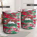 South Sydney Rabbitohs Rugby Laundry Basket Graffiti Typography Urban Camo Abstract Street Style