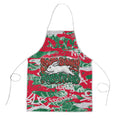 South Sydney Rabbitohs Rugby Apron Graffiti Typography Urban Camo Abstract Street Style