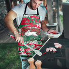 South Sydney Rabbitohs Rugby Apron Graffiti Typography Urban Camo Abstract Street Style