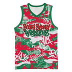 South Sydney Rabbitohs Rugby Basketball Jersey Graffiti Typography Urban Camo Abstract Street Style