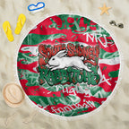 South Sydney Rabbitohs Rugby Beach Blanket Graffiti Typography Urban Camo Abstract Street Style