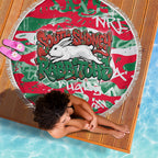 South Sydney Rabbitohs Rugby Beach Blanket Graffiti Typography Urban Camo Abstract Street Style