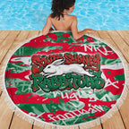 South Sydney Rabbitohs Rugby Beach Blanket Graffiti Typography Urban Camo Abstract Street Style