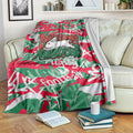 South Sydney Rabbitohs Rugby Blanket Graffiti Typography Urban Camo Abstract Street Style