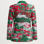 South Sydney Rabbitohs Rugby Blazer Graffiti Typography Urban Camo Abstract Street Style